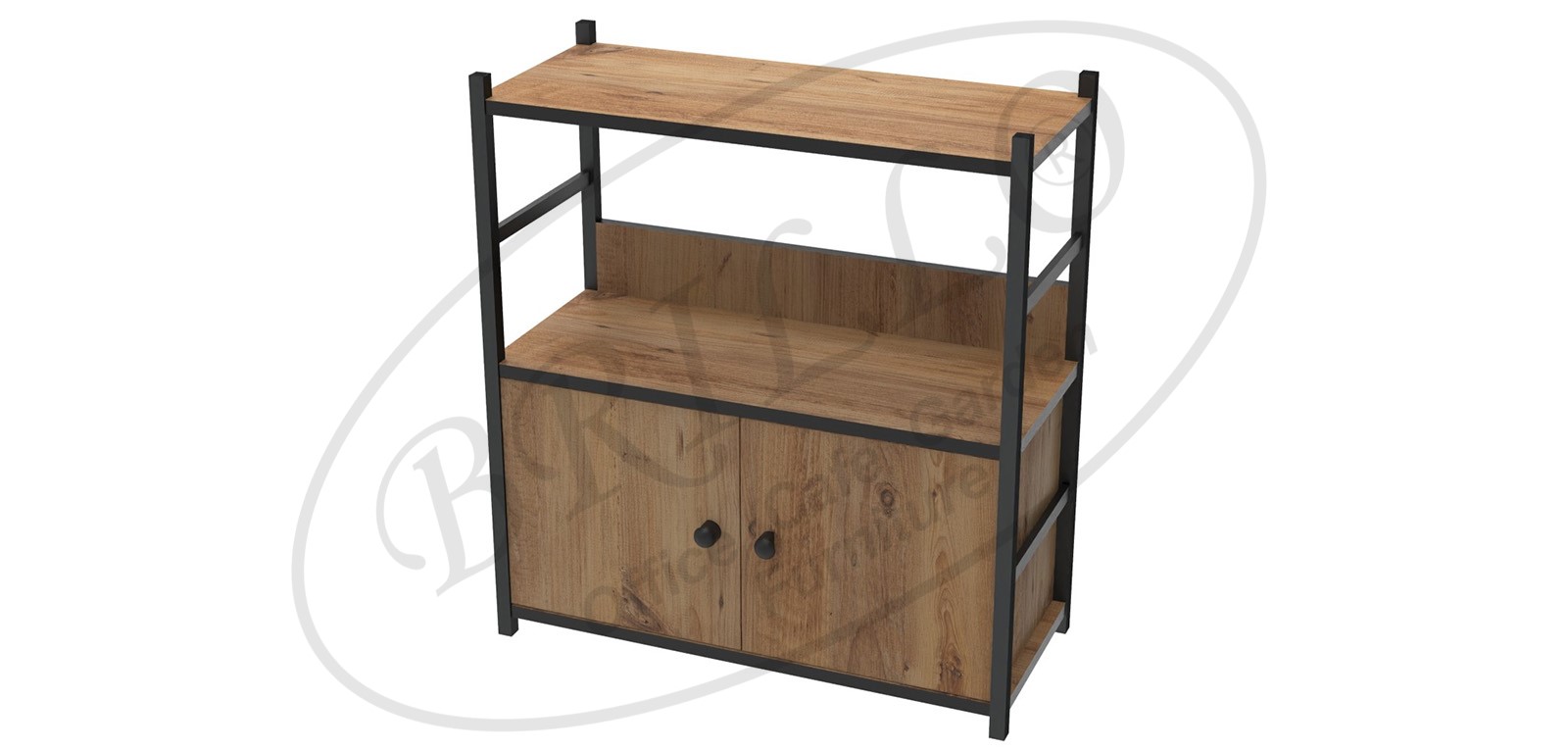 Toli Tek Dolaplı 3'lü Bazalı Raf - Ofis mobilyası - Ofis mobilyaları